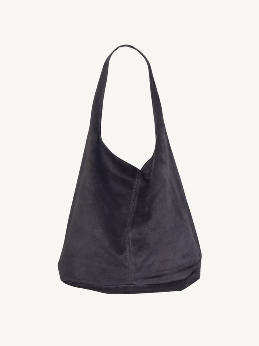 The Brume Tote — Anthracite, back